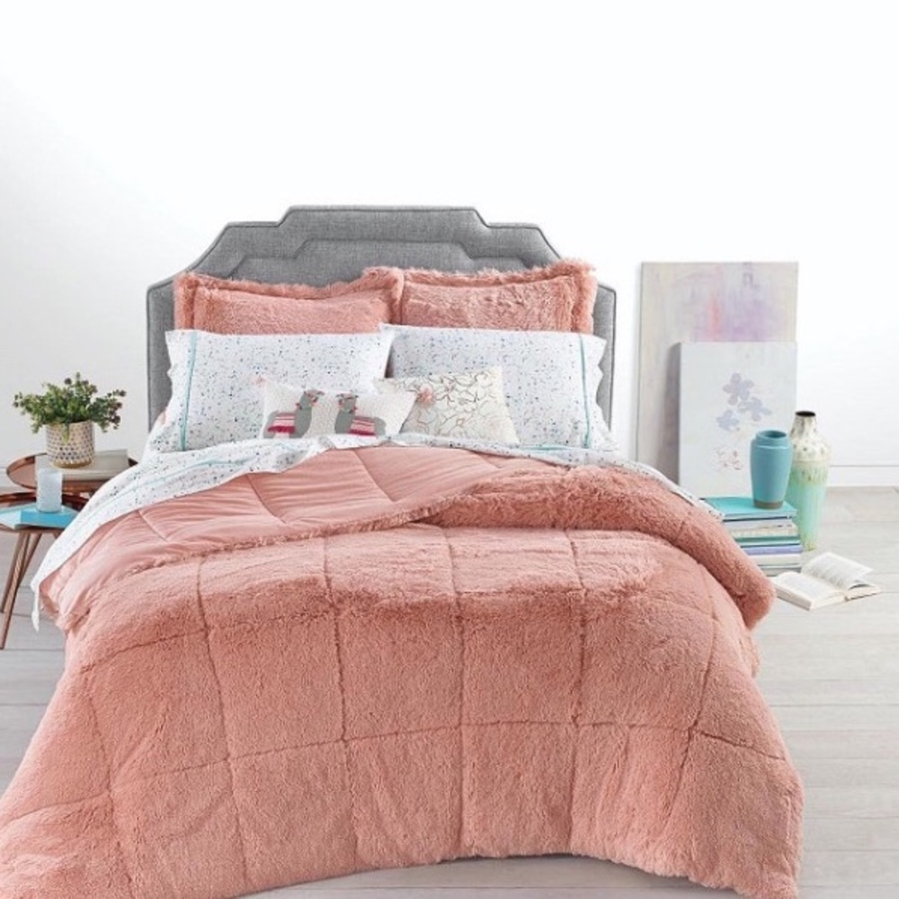 Martha Stewart Whim Shaggy Faux Fur Bed Set